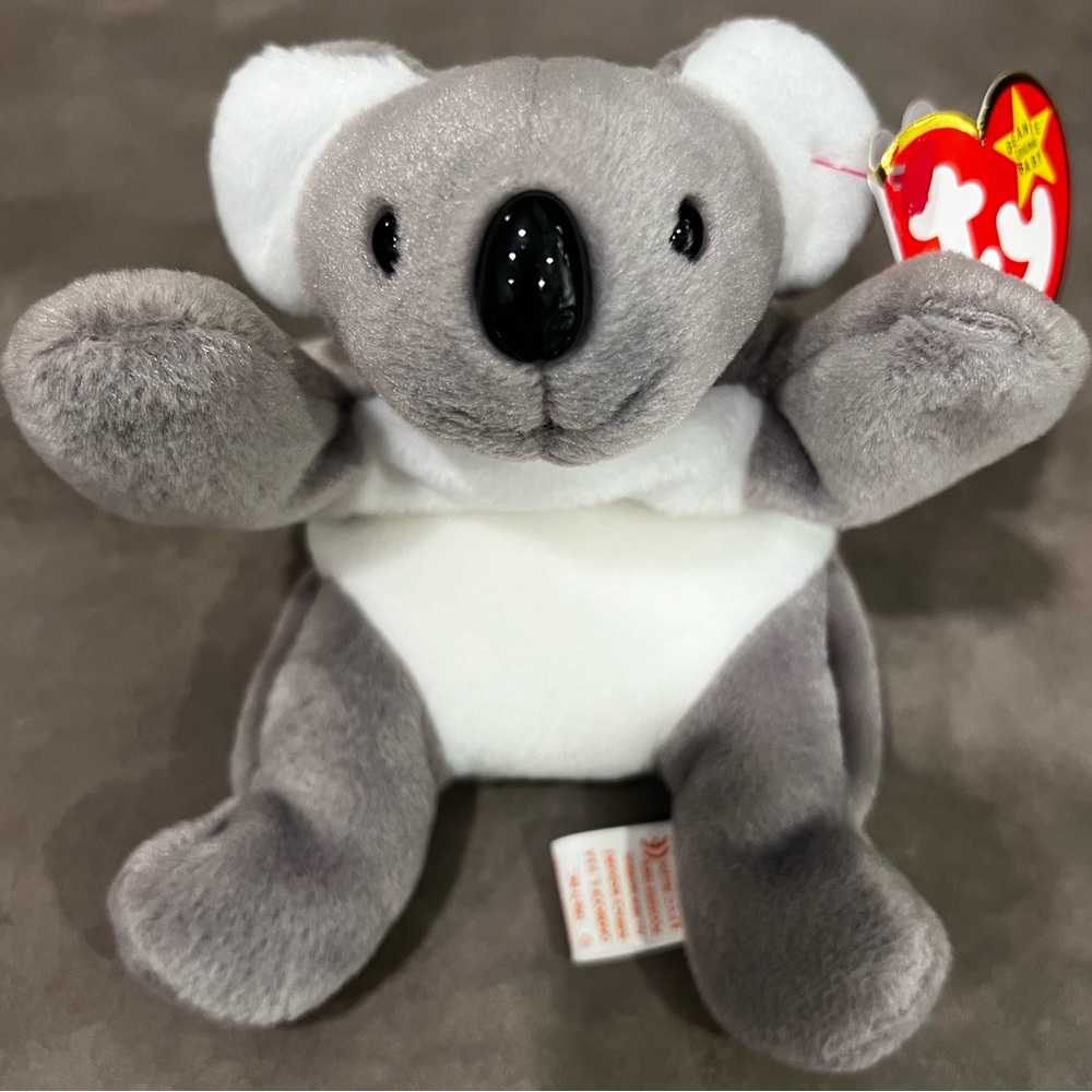 NWT Vintage Ty Mel Koala Beanie Baby Babies PVC Pellets 1996 4162 With ERRORS